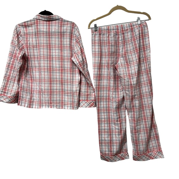 Victoria's Secret Plaid Pajama Set Pink Size S/P Preowned Excellent Condition - Picture 2 of 8